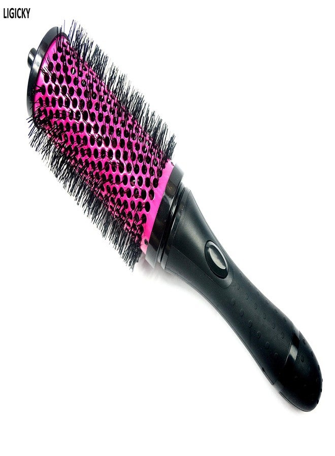 LIGICKY Blowout Brush Set with 2.3’’ Detachable Barrels Round Brushes Hair Styling Tool, 1 Handle 5 Barrels, Large - Image 2