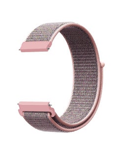 Generic 20mm Quick Release Watch Band Replacement Nylon Strap for Universal Samsung Watch/Huawei GT3,Pink  - Image 1