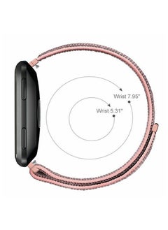 Generic 20mm Quick Release Watch Band Replacement Nylon Strap for Universal Samsung Watch/Huawei GT3,Pink  - Image 4