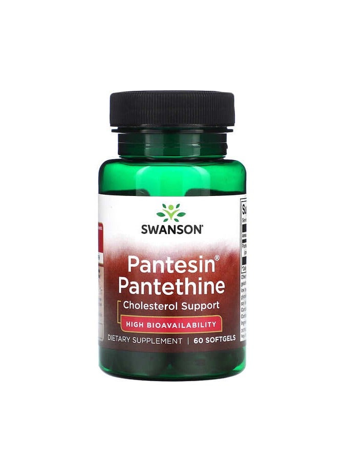 SWANSON Pantesin Pantethine, 60 Softgels