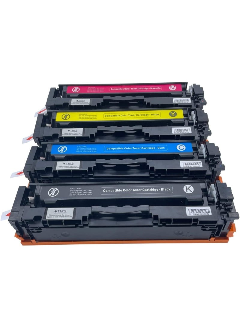 Terabyte Compatible Toner Cartridge Replacement for Canon 054 CRG-054 054H to use with Color ImageClass MF644Cdw LBP622Cdw MF642Cdw MF640C LBP620 Toner Printer (1 Black, 1 Cyan, 1 Magenta, 1 Yellow) - Image 1