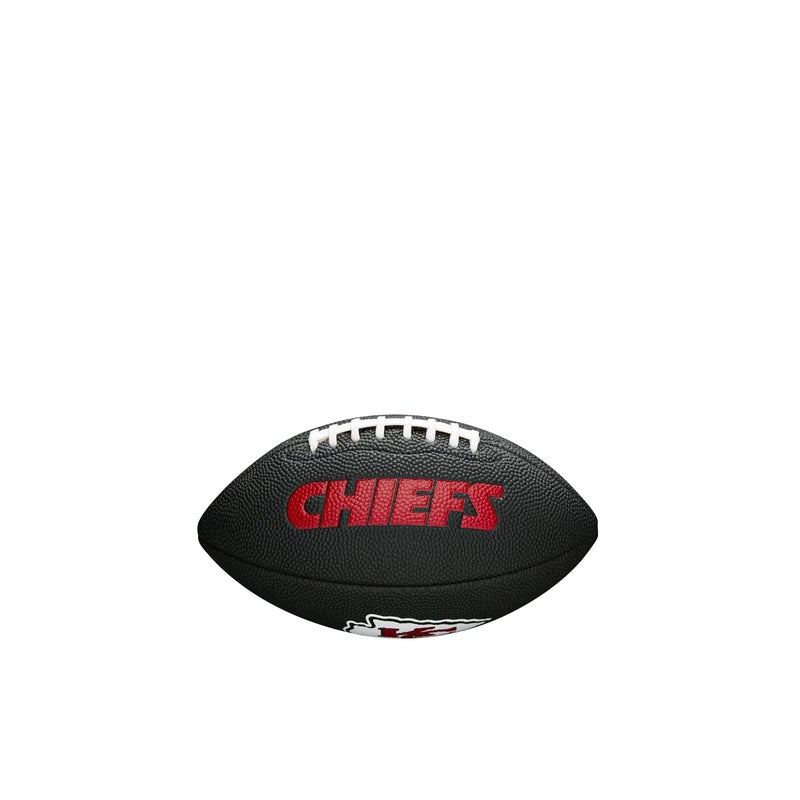 WILSON Sporting Goods NFL Kansas City Chiefs Team Logo Football Black Mini Size - Image 2