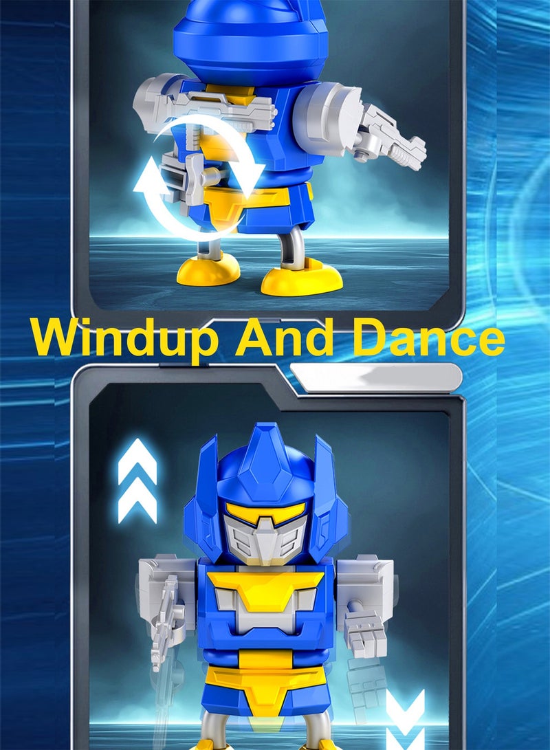 Splendors Assembled Windup Toys Action Figure Toy Robot Puppet Knickknacks Creative Toys Pack of 4 For Children Kids Perfect Gift (Finished Product, No need to Assemble) - Image 4