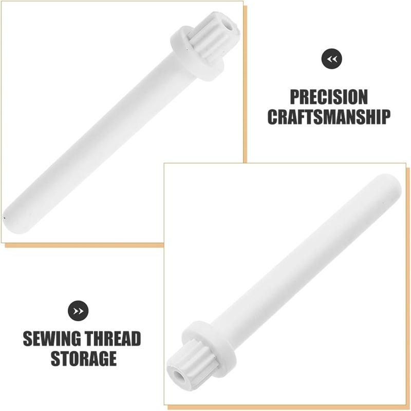 RUNROTOO 4pcs Plastic Sewing Machine Thread Holder Spool Pin Accessories for Home Sewing and Embroidery, Multi-Functional Yarn Spinner Stand for Craft and Crochet Storage - Image 5