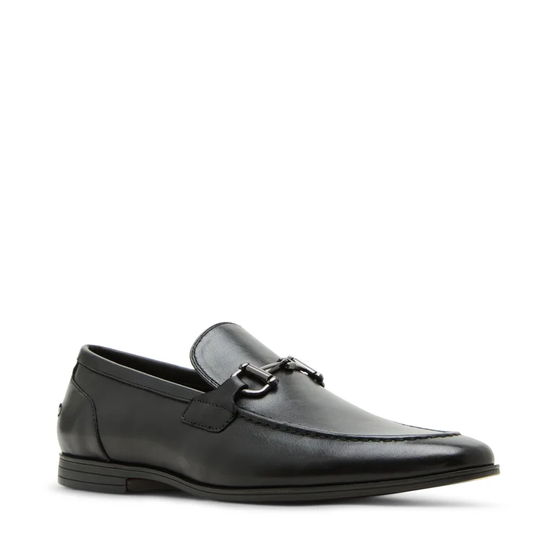 ستيف مادن P-Delhay Black Men's Formal Shoes