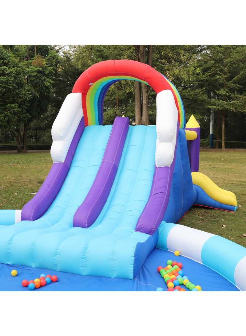LIMOS Inflatable Twin Water Slide With Bouncer for Kids Outdoor Play - Image 4