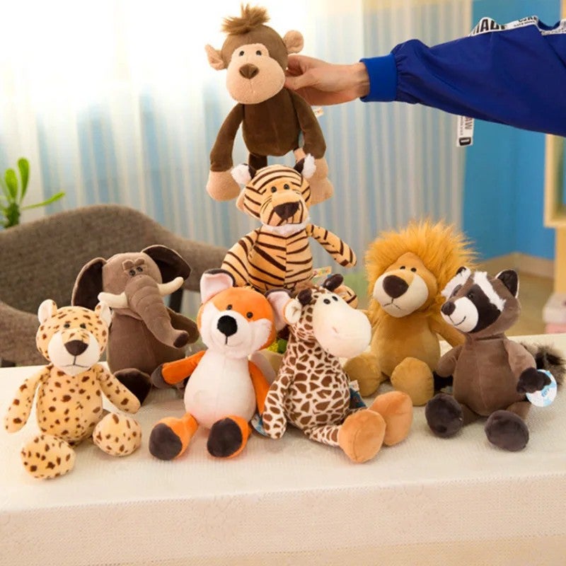Y&D ization Forest Animal Plush Toy Tiger Lion Elephant Soft Stuffed Animals Toy - Image 4