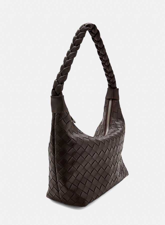 FOREVER 21 Basketwoven Shoulder Bag  - Image 4