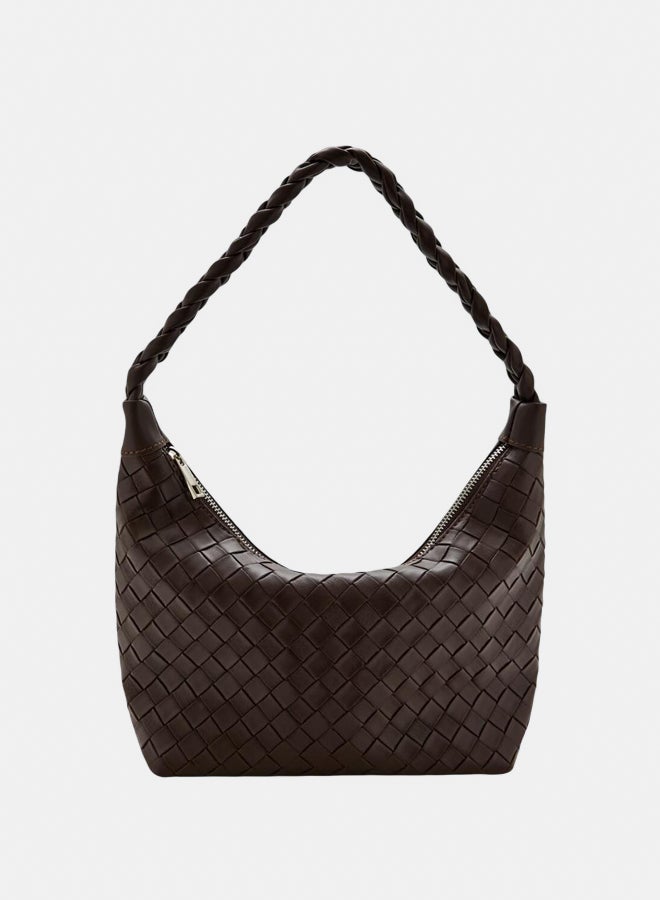 FOREVER 21 Basketwoven Shoulder Bag  - Image 1