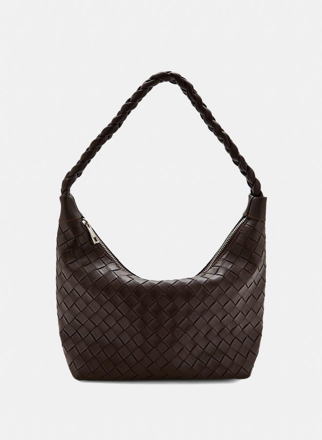 FOREVER 21 Basketwoven Shoulder Bag  - Image 5