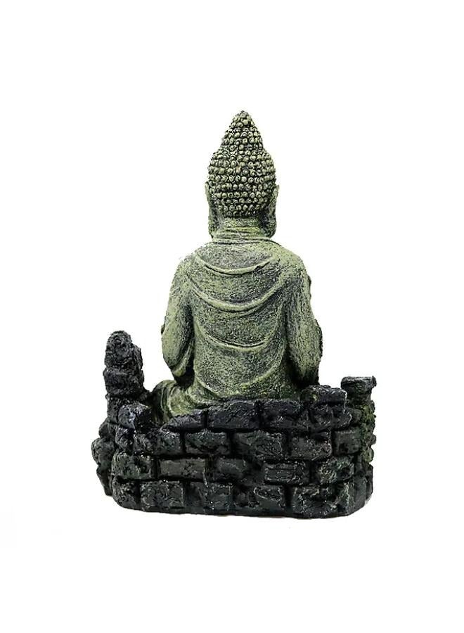 Aquarium Buddha Statue Decorations Ancient Buddha Statue Decor Underwater Landscape Hideaway Fish Tank Scenery Ornaments - Image 3