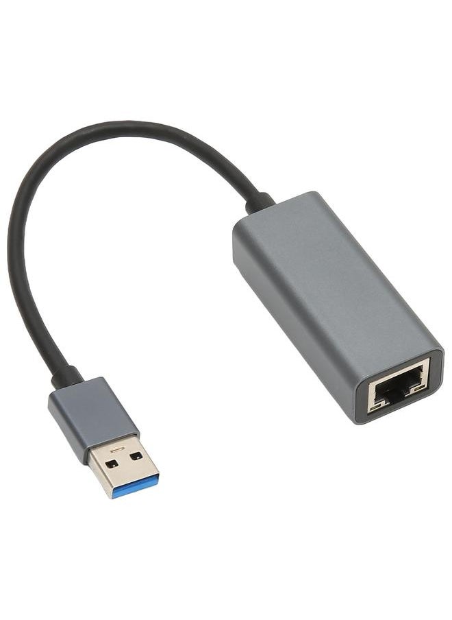 Thoraya USB to RJ45 Gigabit Ethernet port wired network card USB external network card driver-free support Windows8/7/10 Vista, XP ,MAC, Linux, etc.  - Image 1