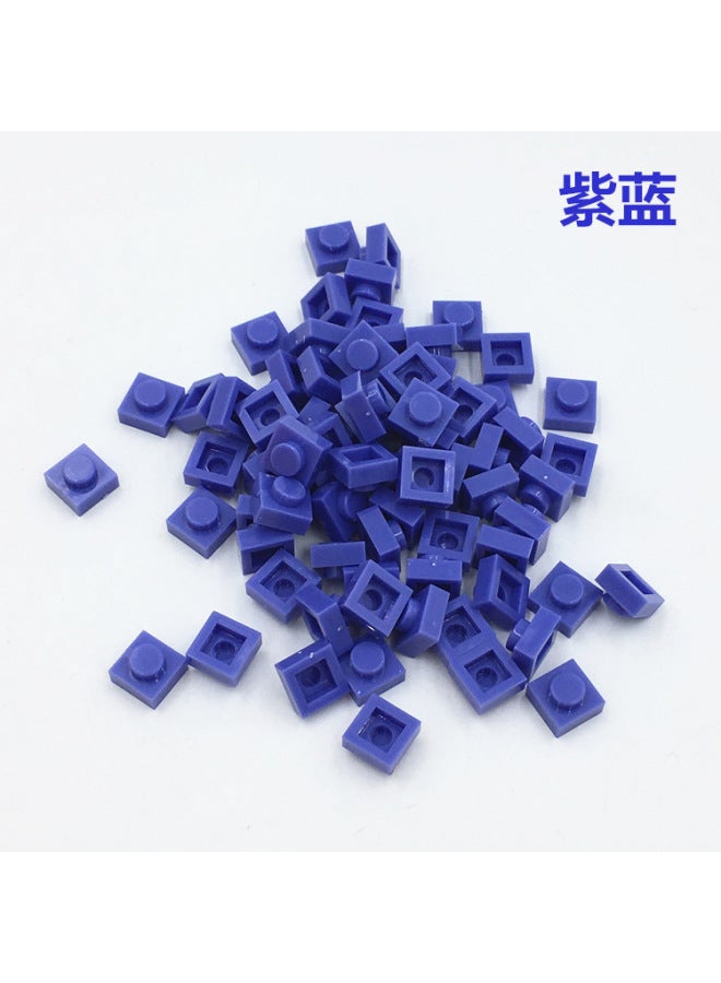 Building Block Parts Small Particles Basic Parts Short 1*1 Hole Pixel Particles Assembled Building Blocks Draw Two-dimensional Code 0.1 Kg/bag 