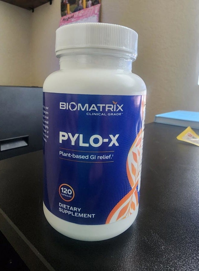 BioMatrix Pylori-X for H. Pylori Defense | Matula Tea Alternative w/Mastic Gum, Berberine, Zinc Carnosine, Bismuth Salts | Microbiome Balance, Digestive Relief (120 Capsules) - Image 3