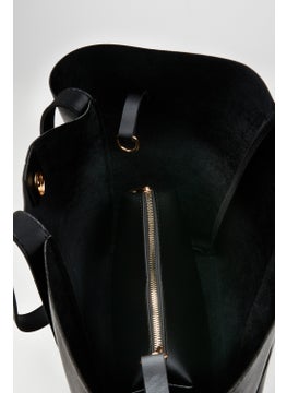 Tekno Trust Women's Black Suede Bag Black  - Image 5