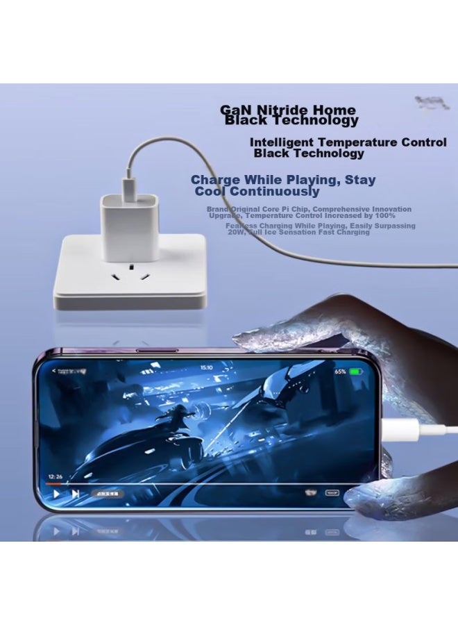 Oksj 30w Fast Charging Adapter For Apple, Gan Single-head Charger For Iphone 15 Pro/16 Pro Max/plus, Fast Charging Without Heating - Image 4