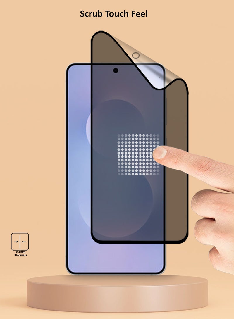 Techie 2 Pack Full Cover Matte Ceramic Privacy Screen Protector for Samsung Galaxy S25 Edge – Anti Fingerprint, Bubble Free Easy Installation - Image 3