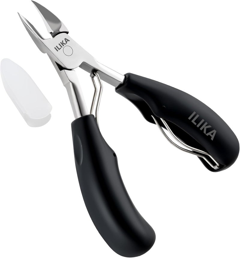 ILIKA Toe Nail Clipper for Ingrown or Thick Toenails, Heavy Duty Toenail Trimmer Nail Clipper Pedicure Tool with Long Handle and Soft Grip for Seniors - Image 2