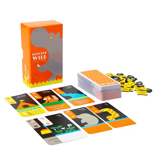 Oink Games Moving Wild Family Friendly Animal Strategy Card Game Fun for Game Night and Ages 8 16 Players - Image 1