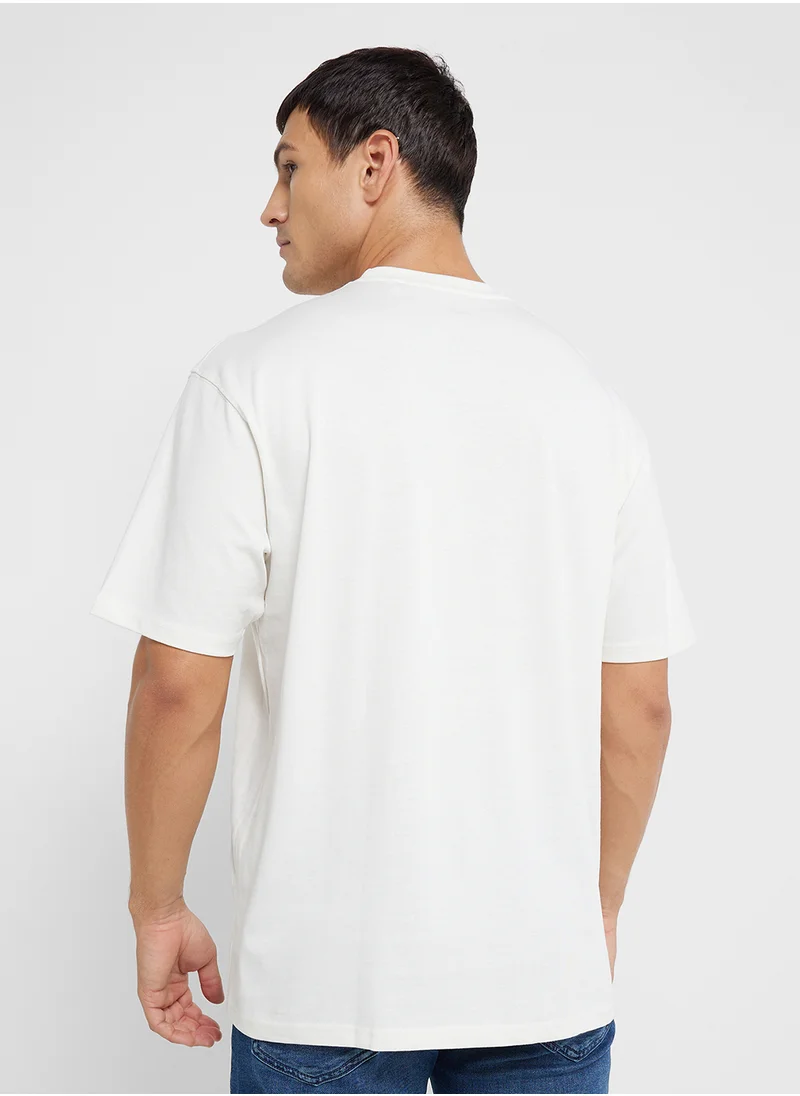 ريبلز مع نمشي MEN'S DROP SHOHULDER T-SHIRT