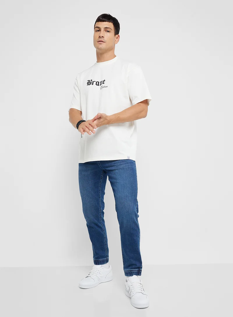 Ripples MEN'S DROP SHOHULDER T-SHIRT