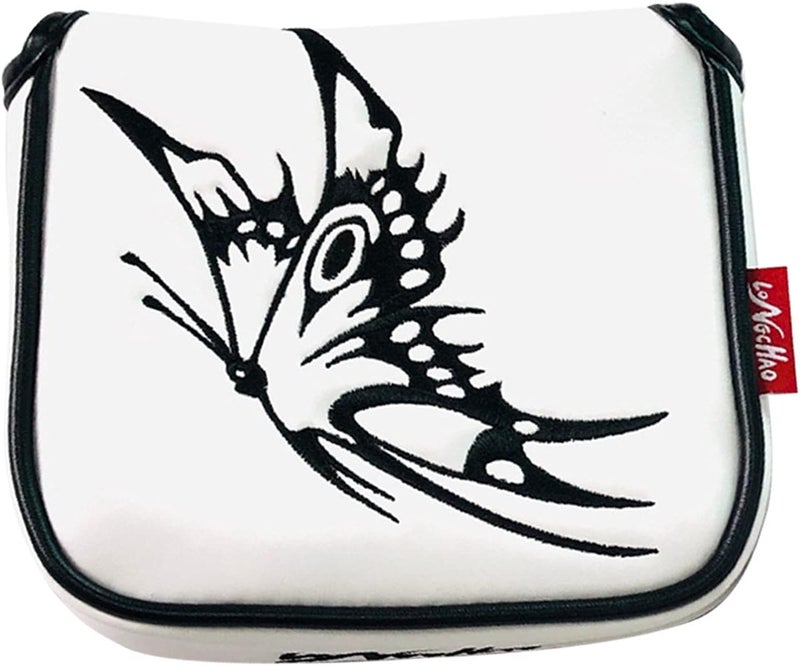 كلاراكو غطاء مضرب غولف مربع الشكل، مصنوع من جلد البولي يوريثان، غطاء رأس المضرب، إغلاق مغناطيسي - Image 1