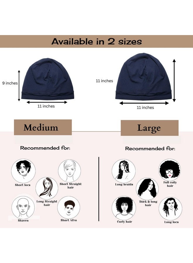 CAPLORD Silk Satin Bonnet Hair Cover Sleep Cap For Sleeping Beanie Hat Adjustable Stay On Headwear Lined Natural Nurse Cap For Women  - Image 5