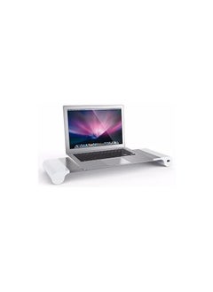 ALUMINUM Aluminum Monitor Stand Space Bar for Laptop iMac MacBook Air Pro Stand Holder Dock Desk 4 Port USB charger  - Image 3