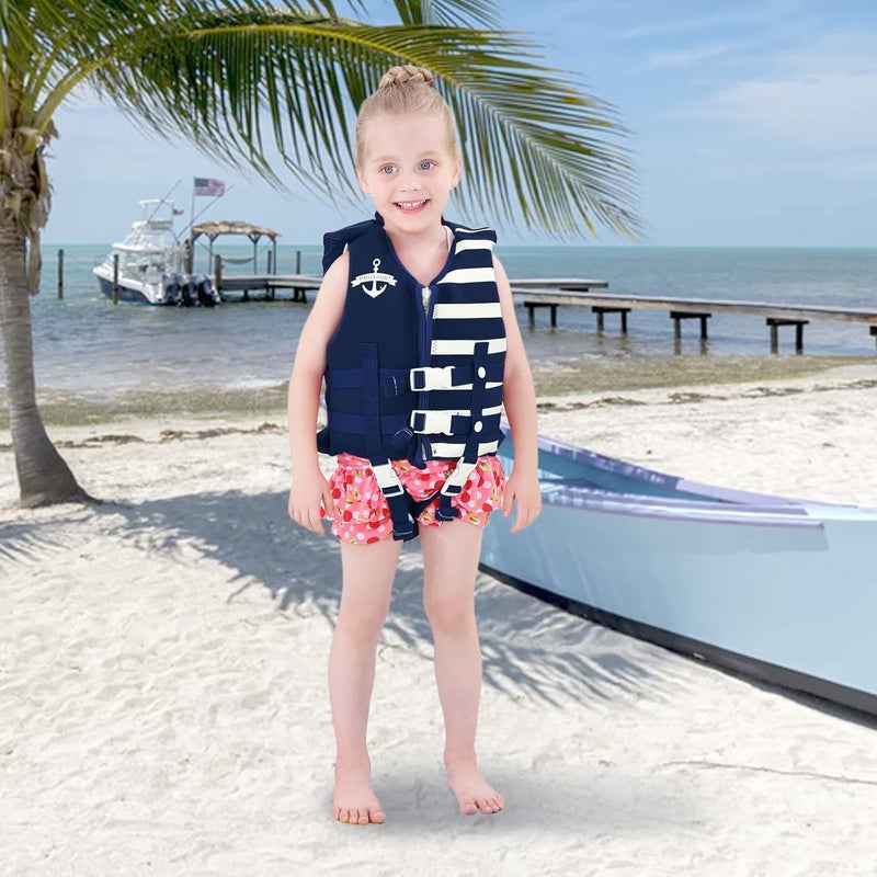 klarako Kids Swim Vest, Children Swimming Jacket Float Swimsuit Buoyancy Vest Training Swim Jacket with 3 Safety Buckle - Image 4