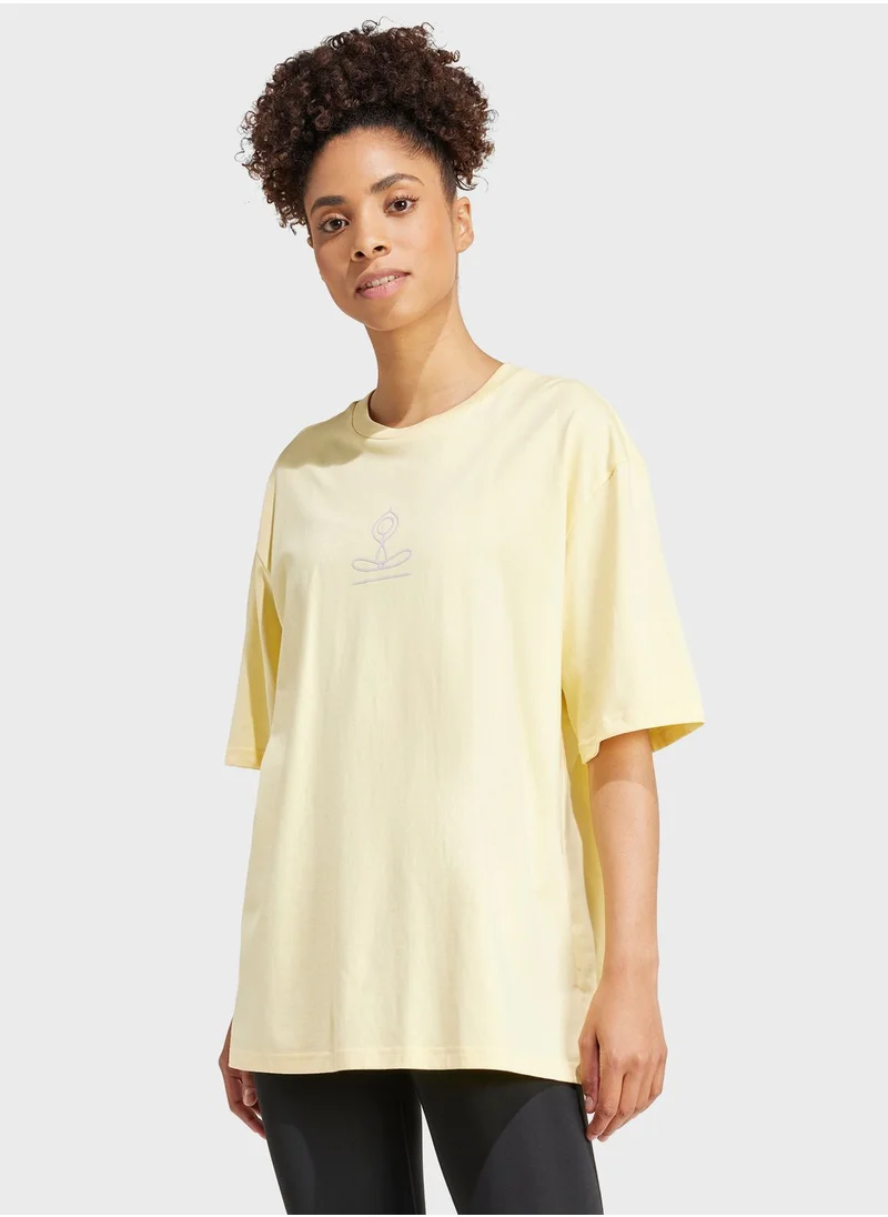 Adidas Yoga Stay Balanced Graphic T-Shirt
