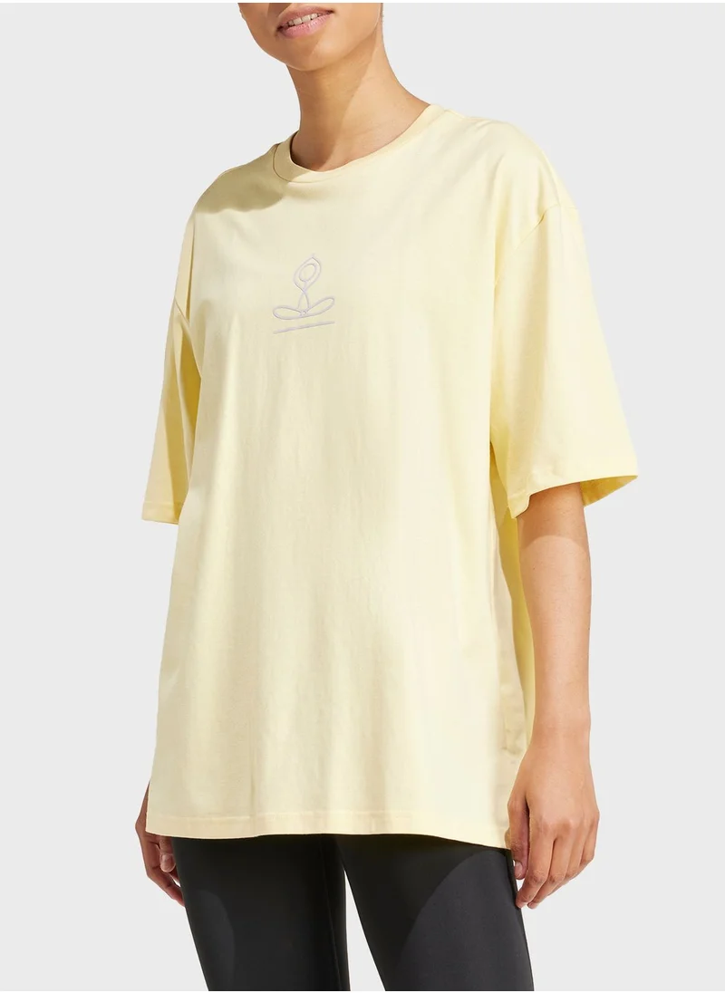Adidas Yoga Stay Balanced Graphic T-Shirt