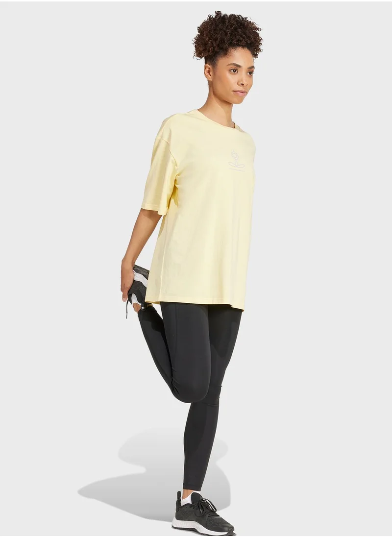 Adidas Yoga Stay Balanced Graphic T-Shirt