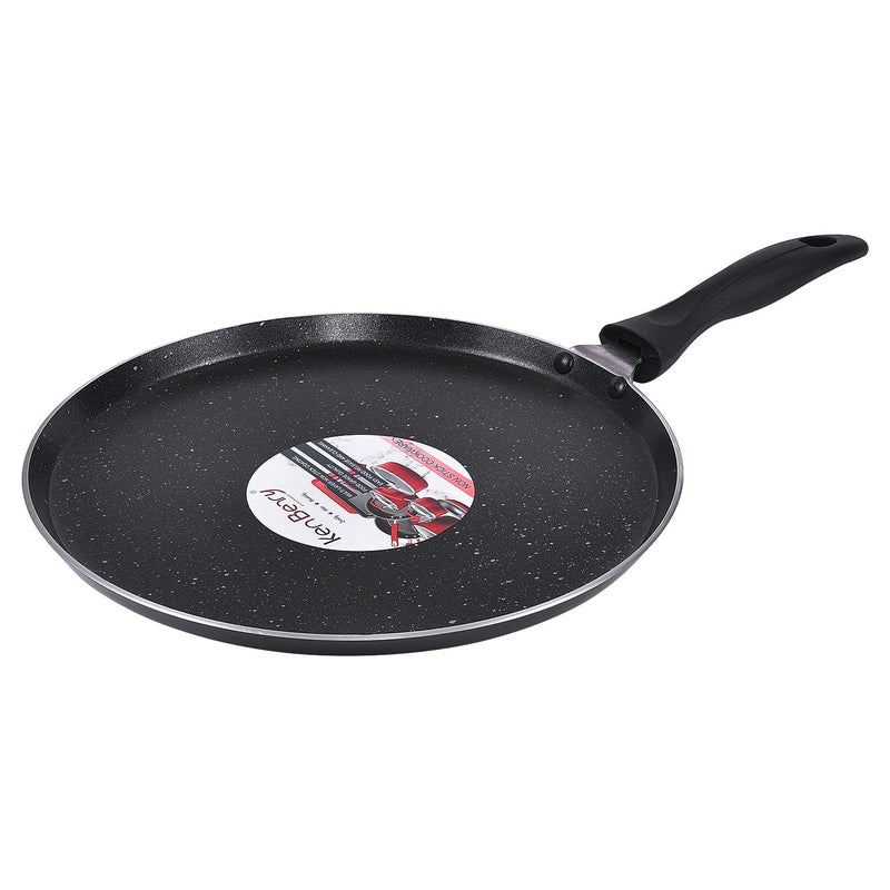 KenBerry Granite Finish Signature Tawa 28 cm Diameter | Multi Layer Non Stick Coated | Dosa | Paratha | Cookware | Kitchen Tawa (Non-Induction Base,Aluminium, Non-Stick) - Image 1