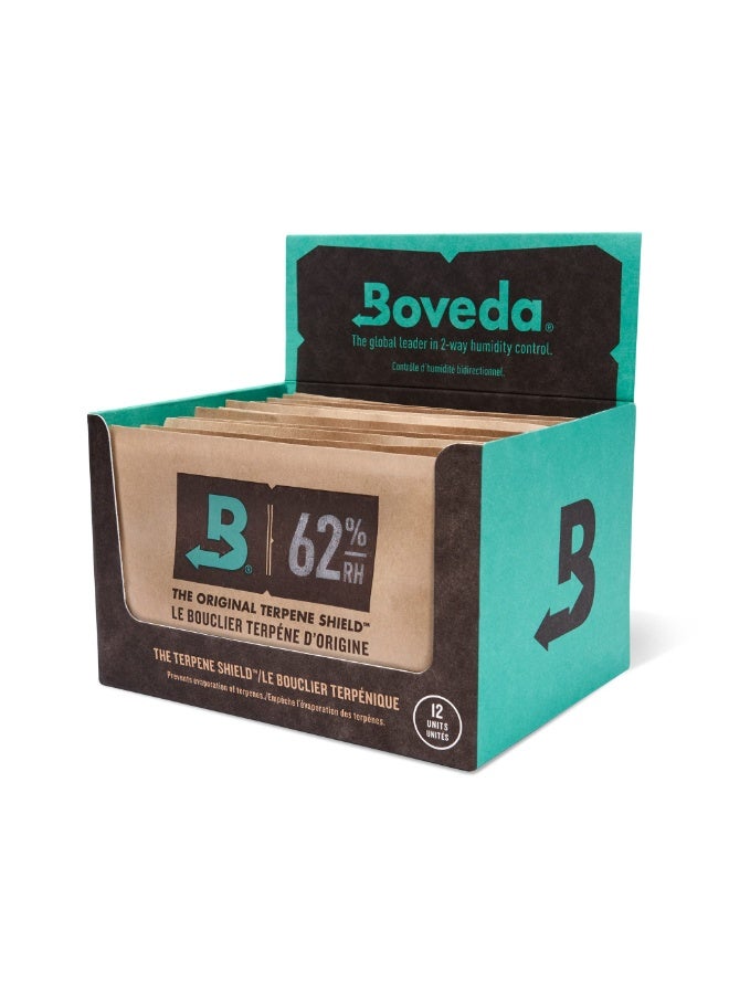 Boveda 62% RH Humidity Control Packs – 20 Pack of 67g – Bulk 2-Way Moisture Packs for Storage - Image 1