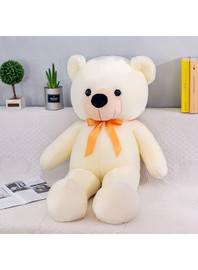 Loquat Creative Large Hug Bear Plush Toy Doll Bow Tie Sweater Bear Children Doll For Girlfriend Birthday Gift-Color:Style One-Height:75cm - Image 1