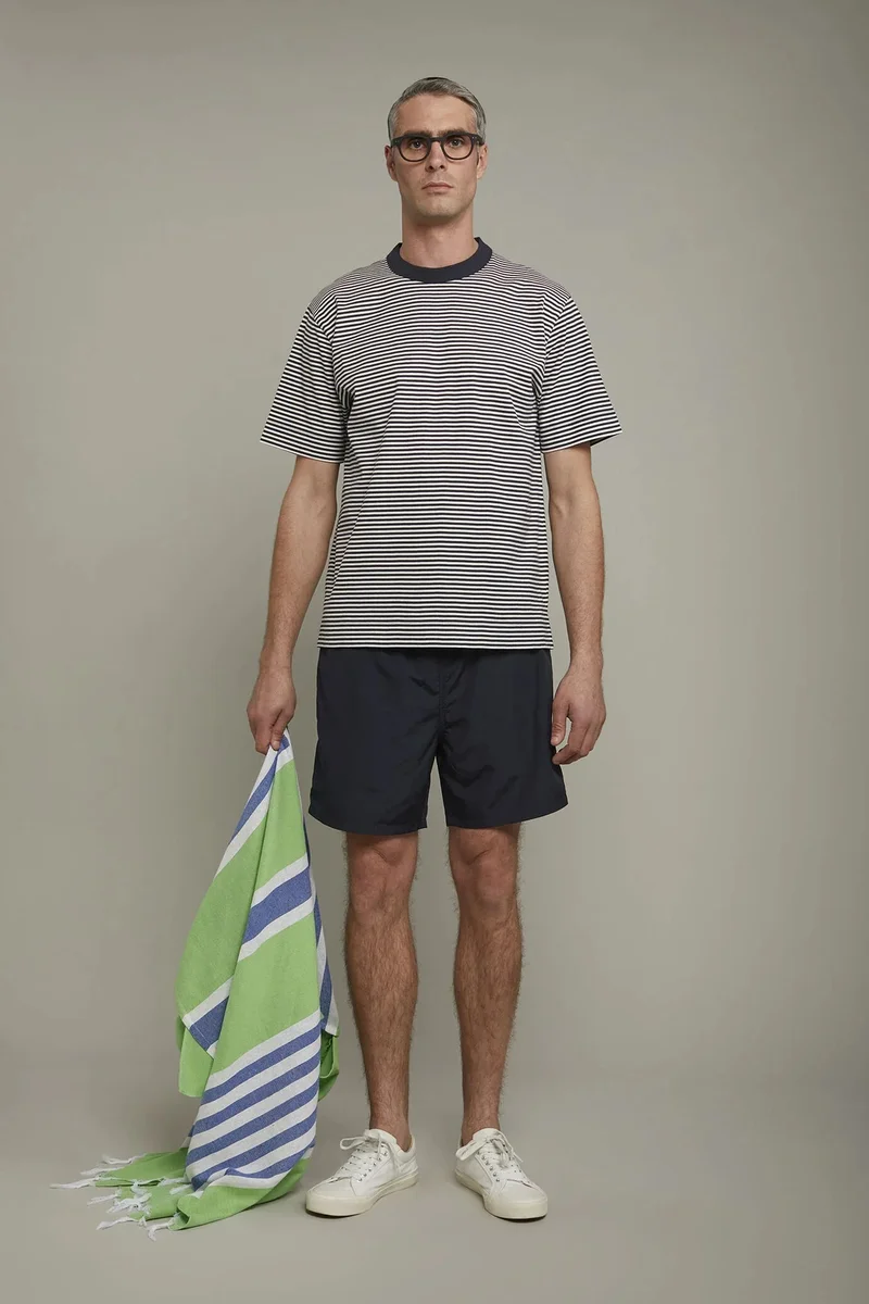 Doppelganger Blue Men's swimwear solid color - Dk Blue for Men | Best Price UAE
