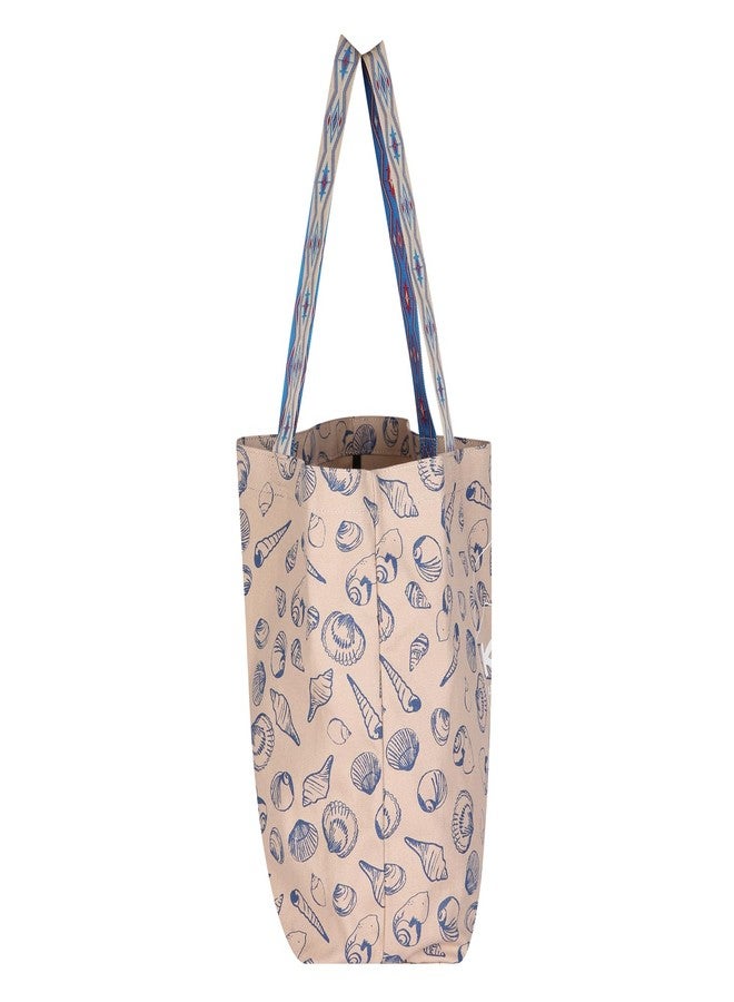 KAVU Typical Tote Classic Shoulder Strap Canvas Market Bag - Shell Life - Image 5