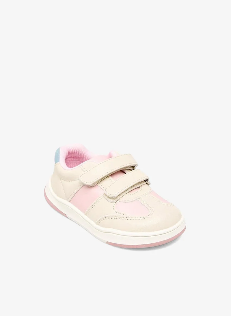 Barefeet Girls Hook & Loop Ankle Sneakers