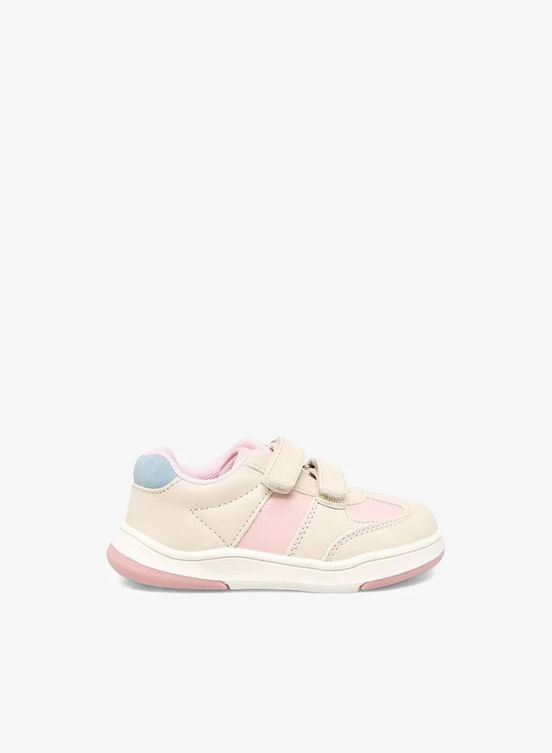 Barefeet Girls Hook & Loop Ankle Sneakers