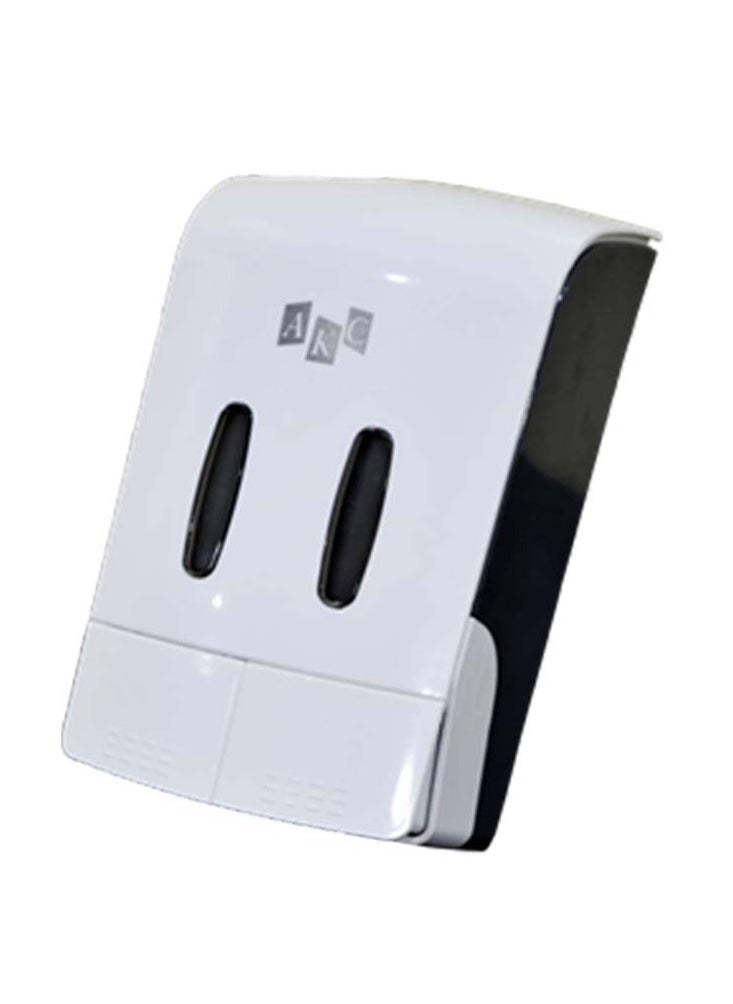 AKC Manual 2 Double Barrel Plastic Hand Hygiene Dispenser | 550 ml 