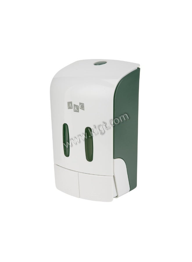 AKC Manual 2 Double Barrel Plastic Hand Hygiene Dispenser | 550 ml - Image 3