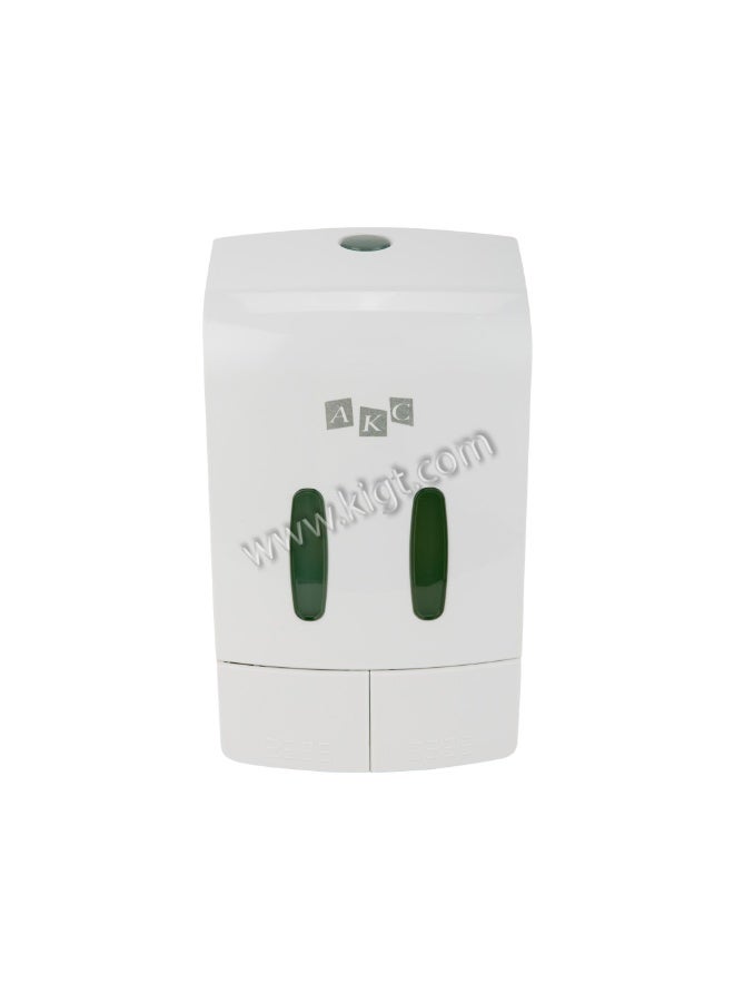 AKC Manual 2 Double Barrel Plastic Hand Hygiene Dispenser | 550 ml - Image 2