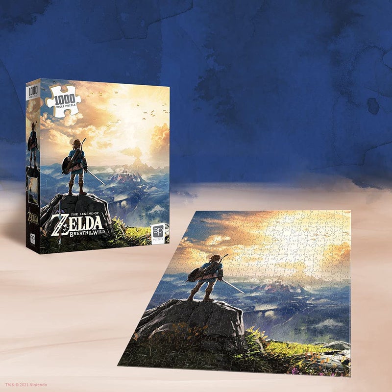 USAopoly The Legend of Zelda "Breath of the Wild" 1000 Piece Jigsaw Puzzle Collectible Puzzle Featuring Link from The Legend of Zelda Video Game Officially Licensed Nintendo Merchandise - Image 3