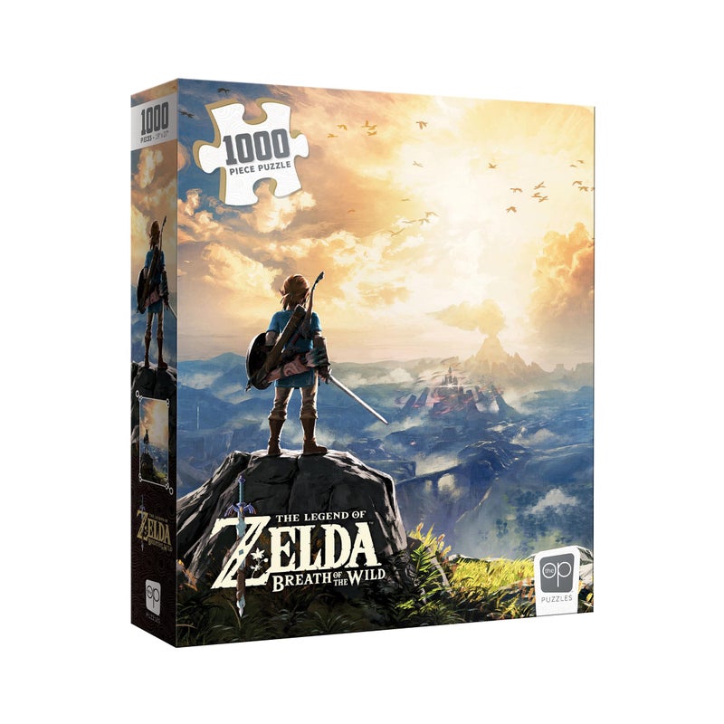 USAopoly The Legend of Zelda "Breath of the Wild" 1000 Piece Jigsaw Puzzle Collectible Puzzle Featuring Link from The Legend of Zelda Video Game Officially Licensed Nintendo Merchandise - Image 1