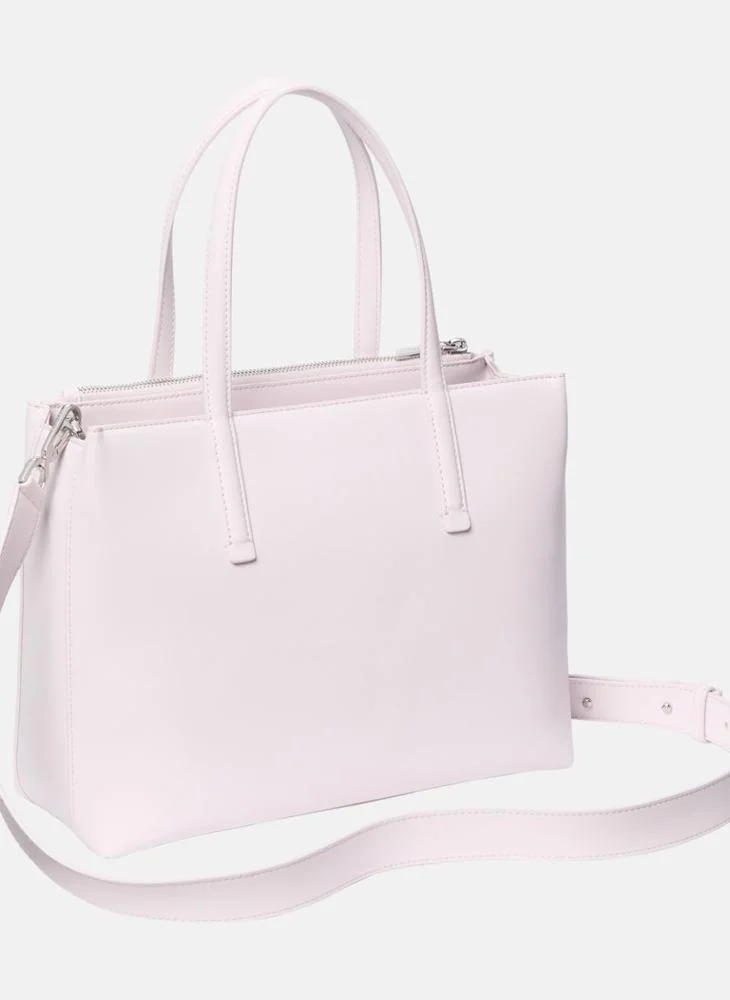 CALVIN KLEIN Logo Deatiled  Attachable Strap Tote