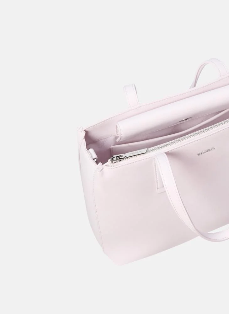 CALVIN KLEIN Logo Deatiled  Attachable Strap Tote