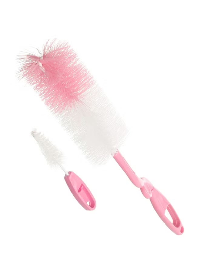 لا فروتا فرشاة تنظيف زجاجة الرضاعة وحلمة البيبرونة من لافروتا - اللون الوردى - Image 2