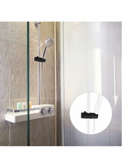 Excefore 3 Pcs Shower Head Holders,Shower Bracket Replacement 18-25mm Adjustable Shower Rod Holder Chrome Plated (Black)  - Image 5