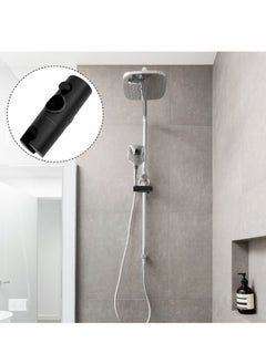 Excefore 3 Pcs Shower Head Holders,Shower Bracket Replacement 18-25mm Adjustable Shower Rod Holder Chrome Plated (Black)  - Image 2