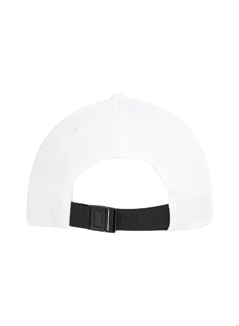 Calvin Klein Jeans Men's Twill Cap -  adjustable buckle fastening, White